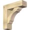 Ekena Millwork Olympic Block Rough Sawn Bracket w/ Offset Brace, Douglas Fir, 8"W x 28"D x 28"H BKT0806X28X28OLY05RDF - alternate 1